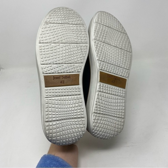 Josef Seibel Quentin 03 ocean Combi leather oxford sneakers - Picture 6 of 8